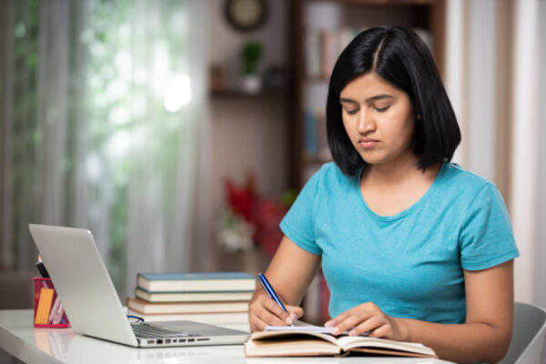 Adult, adult only, student, short hair, India, Indian ethnicity,